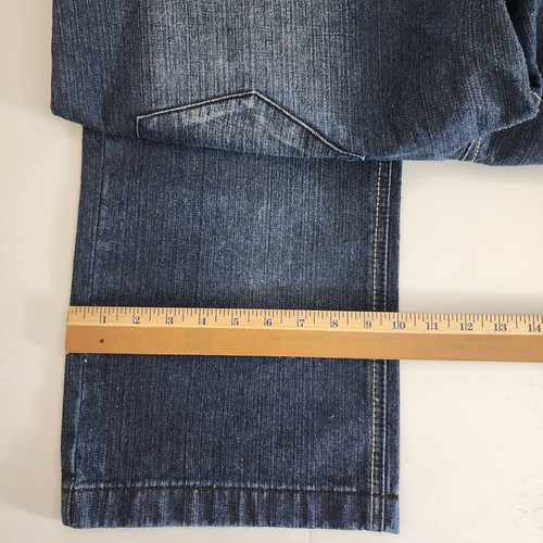 VTG Southpole Jeans Mens Size 38X31 Blue Baggy Skater Flap Pockets Y2K Hip Hop - Foto 11 di 13