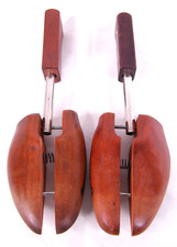 Vintage Wooden Shoe Keepers No. 4 Mohawk Rochester Shoe Tree Co Split Adjustable