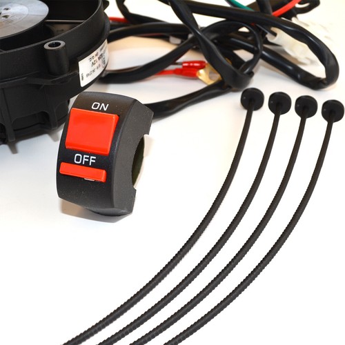 VENTILATEUR REFROIDISSEUR UNIVERSEL 2 et 4 TEMPS ORIGINAL pour tous les ENDUROS_Commutateur - Photo 3 sur 7