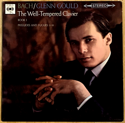 Bach The Well-Tempered Clavier Book I 1-8 GLENN GOULD Piano CBS LP