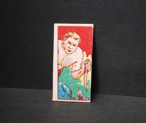 Vintage Menko - Ron Ely / Tarzan 1967' Japan Trading Card USA TV Show Movie - Picture 1 of 4