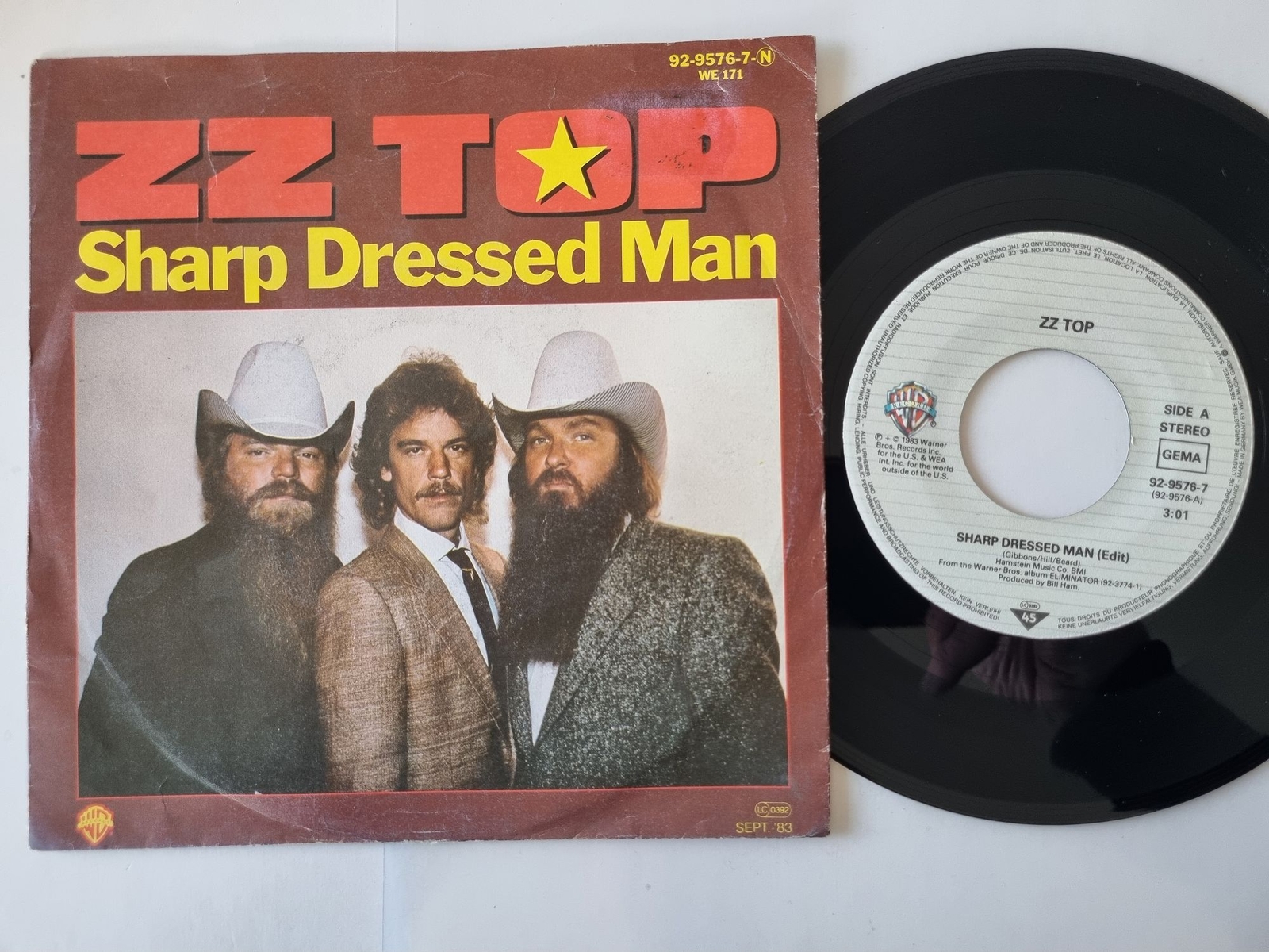 ZZ Top - Sharp Dressed Man 7'' Vinyl Germany