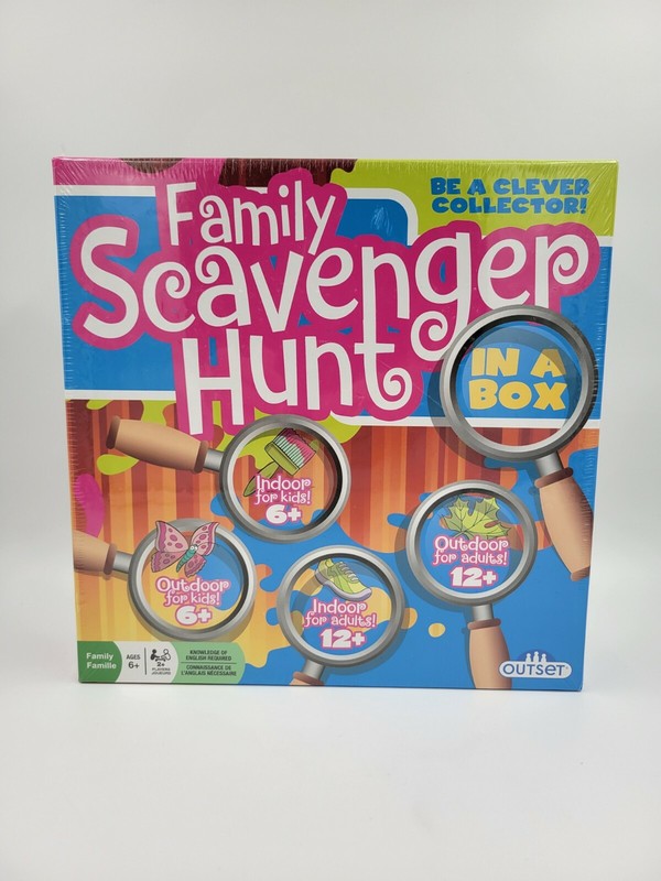 Outset Family Scavenger Hunt In A Box- Brand New! Sealed! Free Shipping!