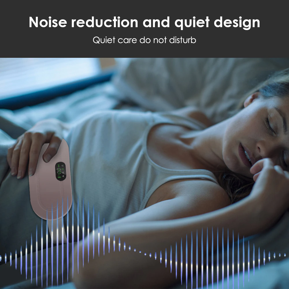 Nomisk Electric Heating Period Cramp Massager Relieve Menstrual Pain