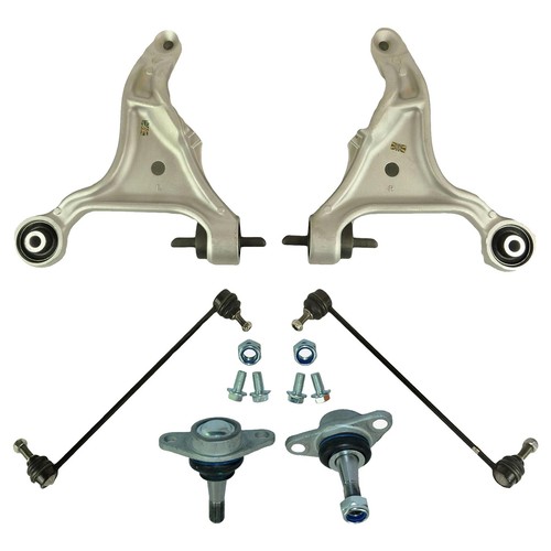 FRONT LOWER SUSPENSION WISHBONE TRACK CONTROL ARMS KIT FOR VOLVO S60 V70 MK2 - Picture 4 of 7