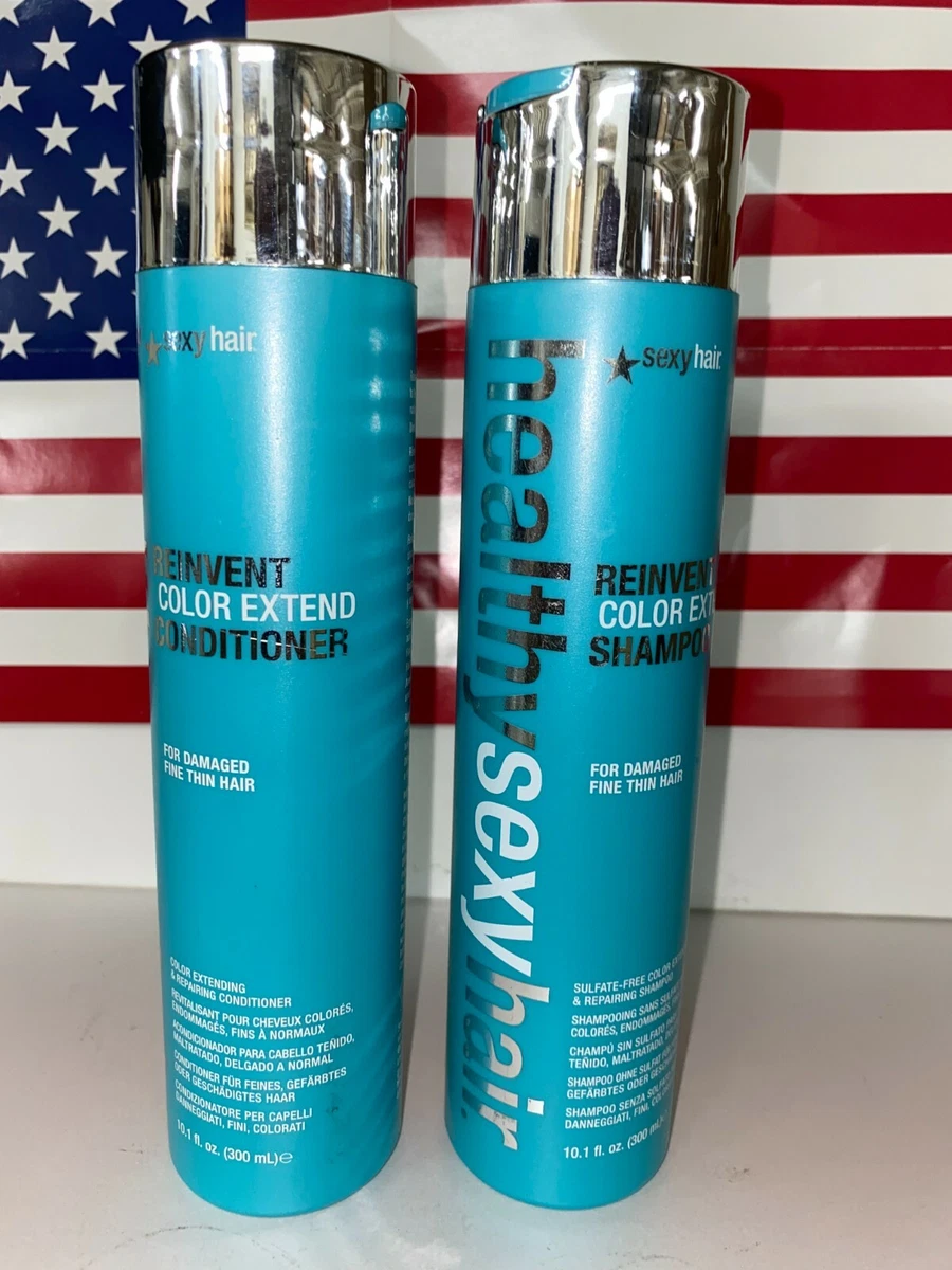Healthy Sexy Hair Reinvent Color Care Shampoo Conditioner damaged hair 10.1 oz