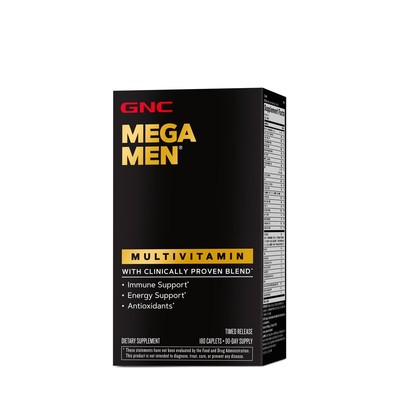 GNC Mega Men Multivitamin Pack of 180 Clinically Proven Immune Support