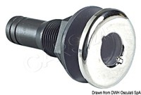 "Osculati Borddurchlass Aus Nylon Schwarz 1\"1/2"