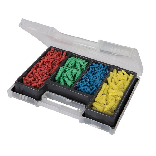 Drill Bits Wall Plug Set 300PC Masonry Wood Metal Multiple Surface - 第 3/13 張圖片