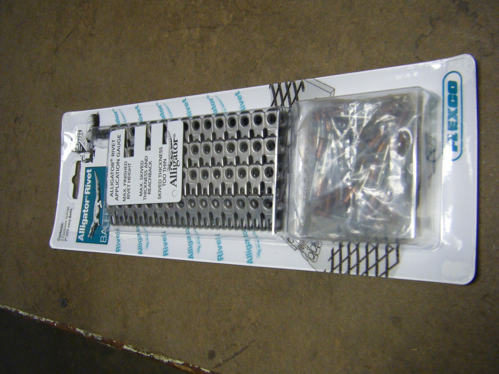 Round Hay Baler Belt Tool lacer & 2 7" rivet repair splice Flexco AlligatorART7 697598150042 eBay