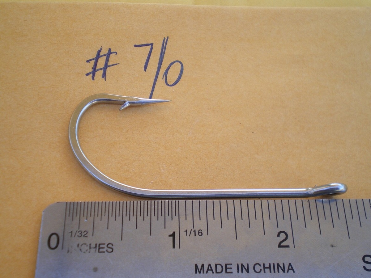 100 PCS. STAINLESS STEEL IN LINE HOOKS, 34007 SIZE #7/0 | eBay 100 PCS. STAINLESS STEEL IN LINE HOOKS, 34007 SIZE #7/0 | eBay