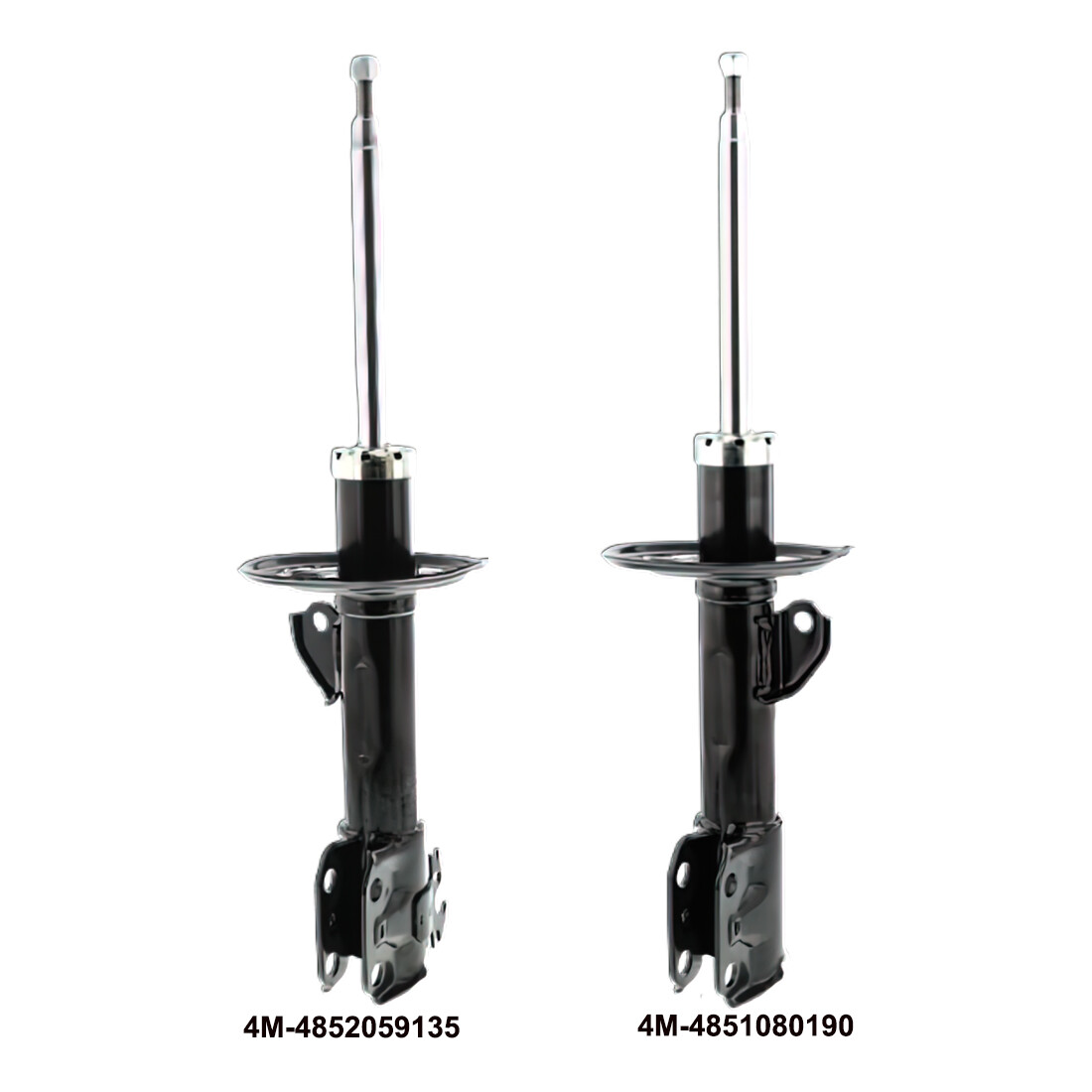 4M Autoparts Front Suspension Struts 2Pcs Set, Fits Toyota Yaris, Prius