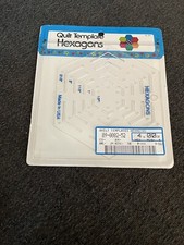 Quilt Template Hexagons by W.H. Collins Inc- New MADE IN USA