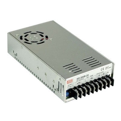 MeanWell Serie SD-350 350W DC/DC Wandler, geschlossen, Schraubklemmen