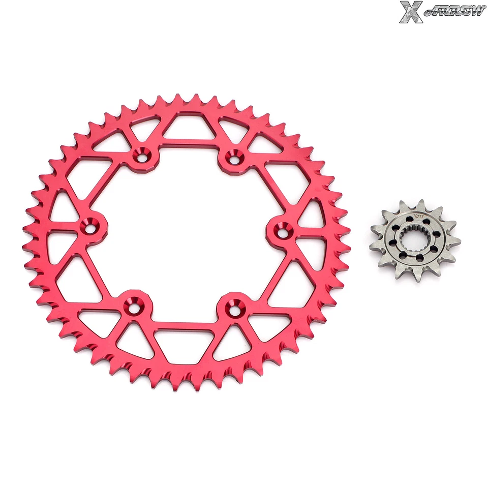 Juego de 520 piñones traseros de cadena delanteros para Honda CRF250R 2004-2019 CRF250X 2004-2017 Foto 4 de 4