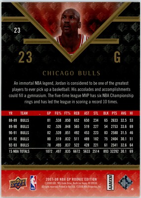 2007-08 SP Rookie Edition Michael Jordan #23 | eBay