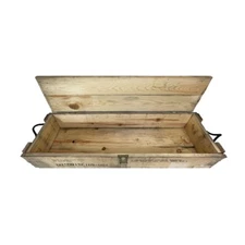 Wooden Crate for 3 Rocket, Flare, 2.75" Warhead 47 x 13x 10 - Used