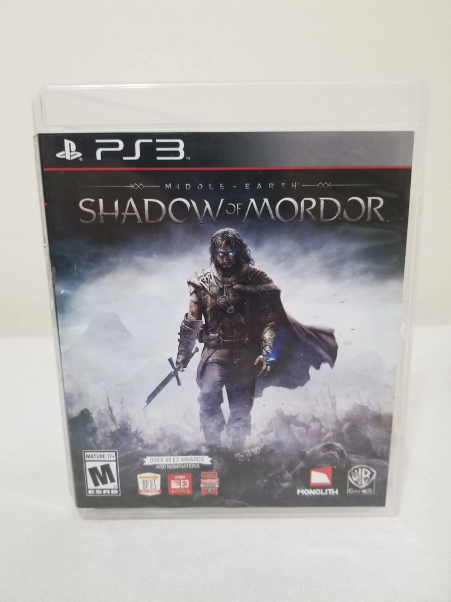 Sony Playstation 3 PS3 Middle Earth Shadow of Mordor Game