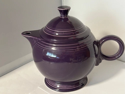 Fiesta Ware large Plum Teapot
