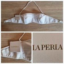 Saldi - Lusso - La Perla Bikini Top Bianco Taglia 38B Lycra Donna 