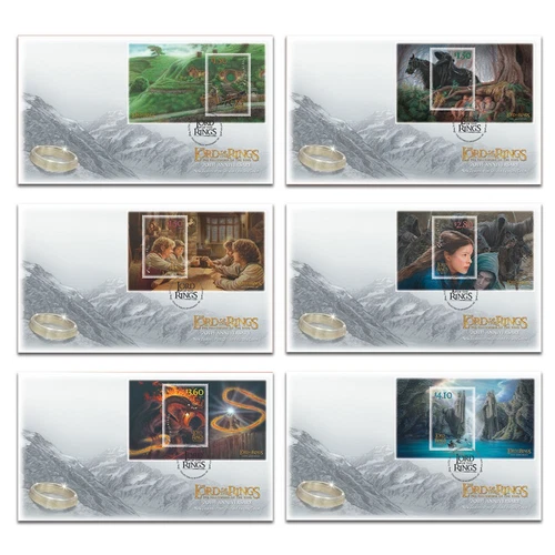 New Zealand 2021 The Lord of the Rings Miniature Sheet First Day Cover FDCs