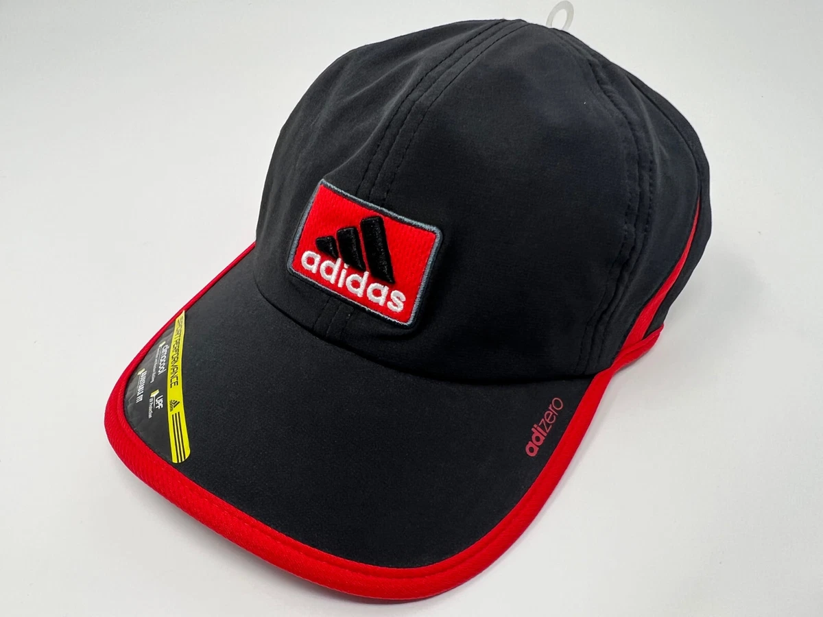 NEW adidas Men s adizero II Sport Performance Hat Cap Black Red