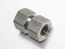 Swagelok Stainless Steel Pipe Hex Coupling, 1/4" FNPT, SS-4-HCG