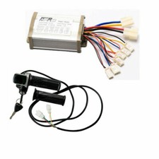 36V 800W Motor Brush Controller LCD Throttle Grip for E-Bike ATV Kart Scooter