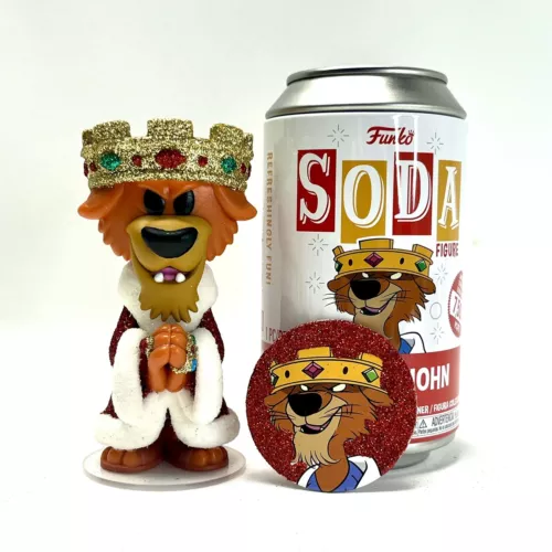 CUSTOM Funko Soda Pop - Prince John *DIAMOND GLITTER CHASE*