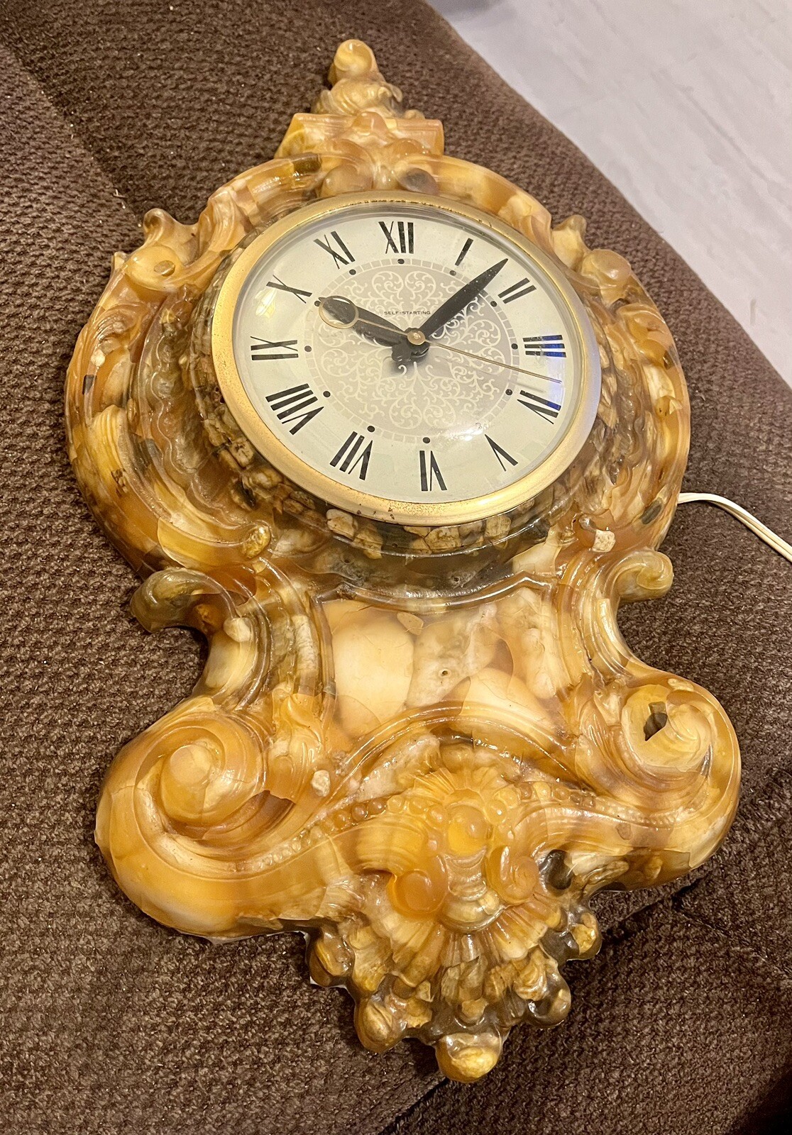 Vintage Wall Clock Lanshire “Vomit" "Rock" Electric Works! eBay