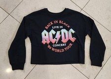 ACDC Rock Band Kids Black Sweater Size 8 Medium