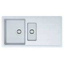 FRANKE GEMINI 1.5 BOWL TECTONITE SINK WHITE REVERSIBLE 970 X 500MM (sink only )