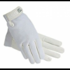 White SSG All Weather Riding Gloves Size 10