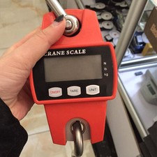 Bilancia a gru 300 kg/100 g bilancia a trazione bilancia sospesa bilancia sollevatore illuminazione digitale LCD