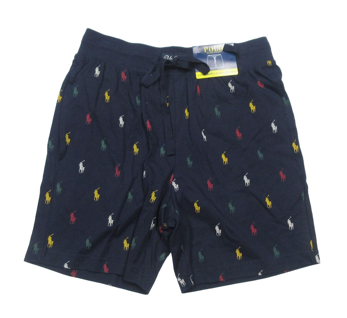 Polo Ralph Lauren Men's Navy All Over Multi Pony Logo Polo Ralph Lauren Men's Navy All Over Multi Pony Logo