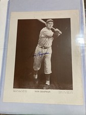 Jsa 1910-57 M114 1941 baseball magazine photo Sam Chapman autograph