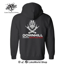 Downhill, Mountain Bike, MTB, Black Hoodie