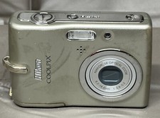 Nikon COOLPIX L11 Digital Camera Matte Silver For Parts Only