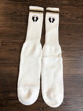 Vintage 70's Hang Ten Orlon Tube Socks Tri Stripe Skate Surf Rare New Old Stock