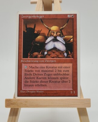 Zwergenkrieger 4. Edition Magic Karte MTG Deutsch (Dwarven Warriors) 