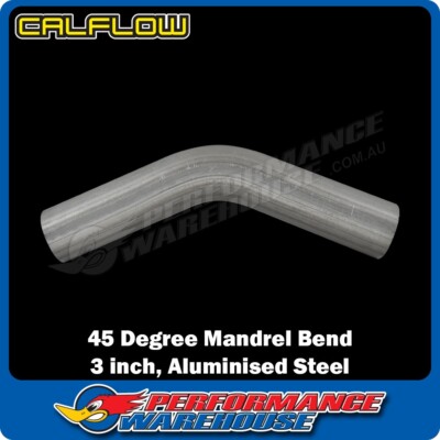 Aluminised Steel 3 Inch O.D. 45 Degree Mandrel Bend Exhaust Pipe - Foto 6