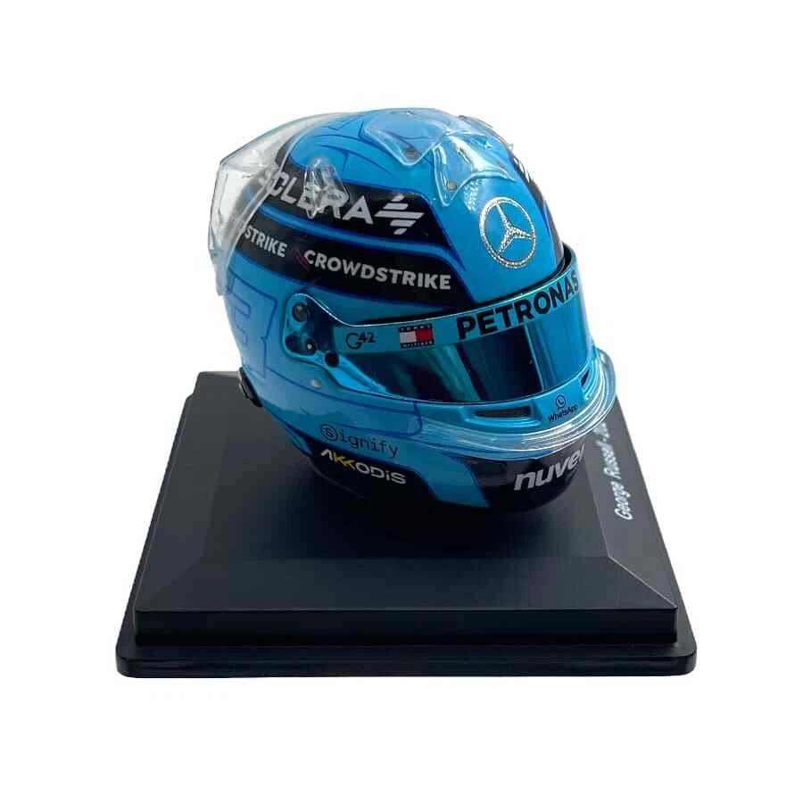 Mini Helmet F1 Spark 1/5 Mercedes George Russell 2024 - Immagine 3 di 4
