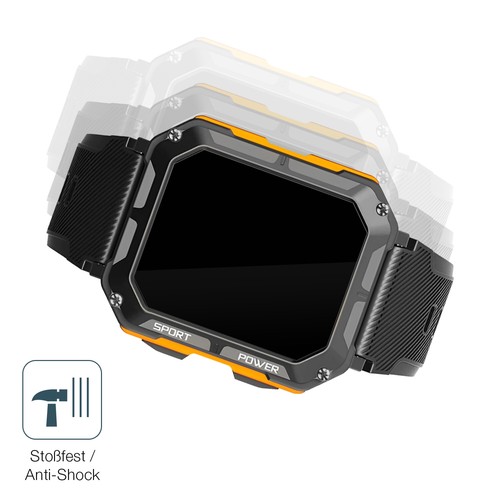 2x Schutzfolie für Stahlgear Herkules - Anti-Shock 9H Folie dipos Glass - Zdjęcie 4 z 7