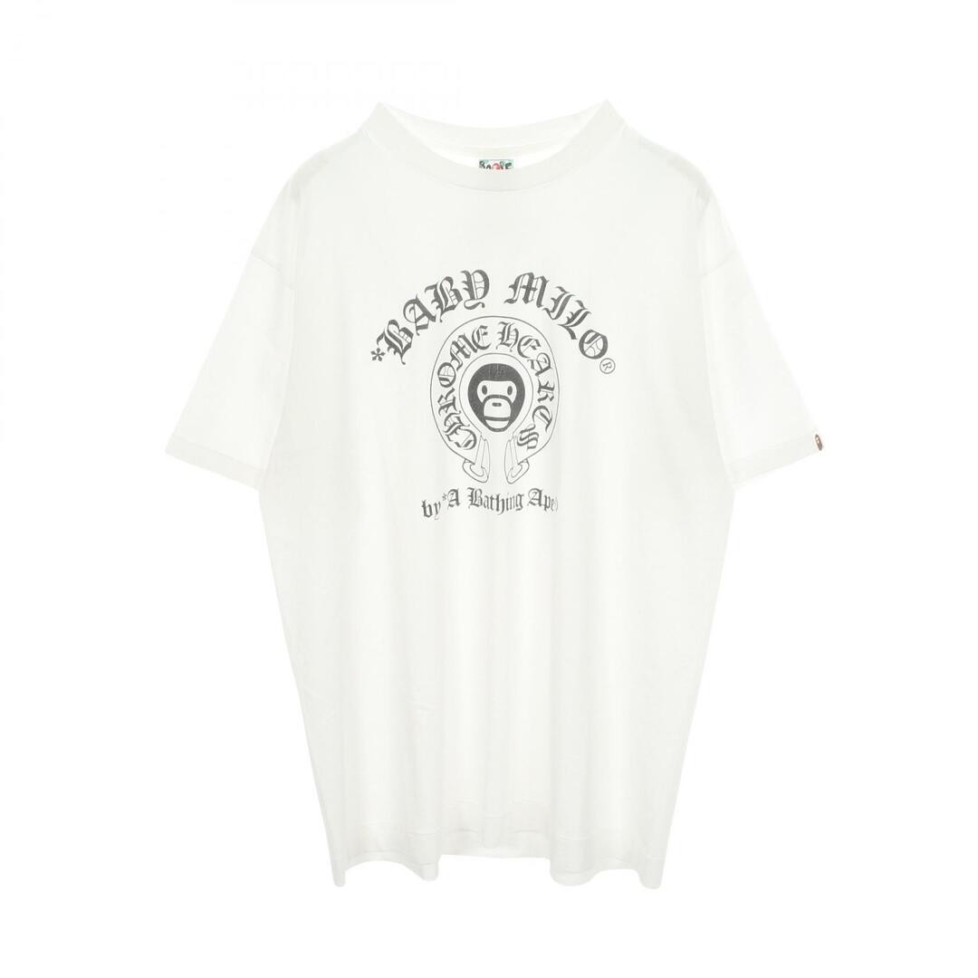 Chrome Hearts A BATHING APE Short Sleeve T Shirt Clothing Tops Cotton Men's Whit