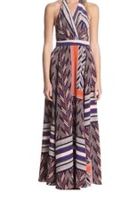 Jessica Simpson Maxi Dress Tribal Backless Size S