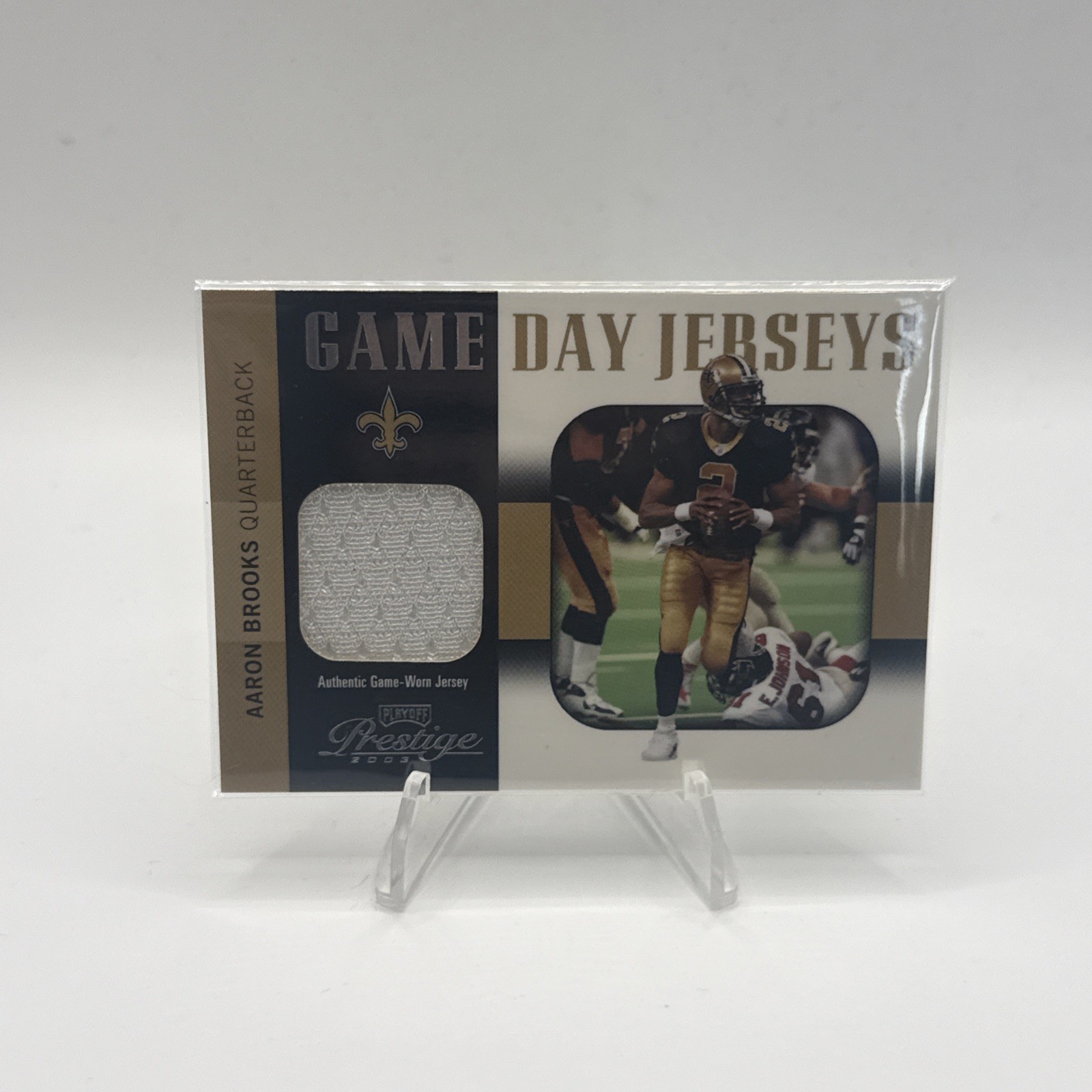 2003 Playoff Prestige - Gameday Jerseys Aaron Brooks #GDJ-1 (MEM)