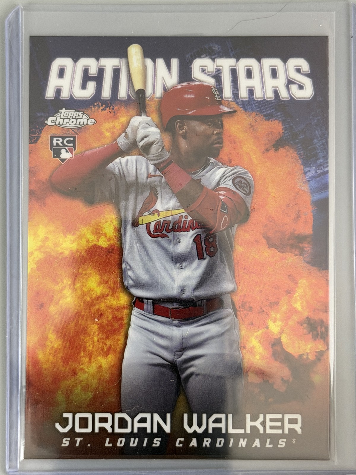 2023 Topps Chrome Update Series - Action Stars Jordan Walker #ASC-12 (RC)