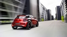 Smart Forstar car red Sports Car 11x17 Poster