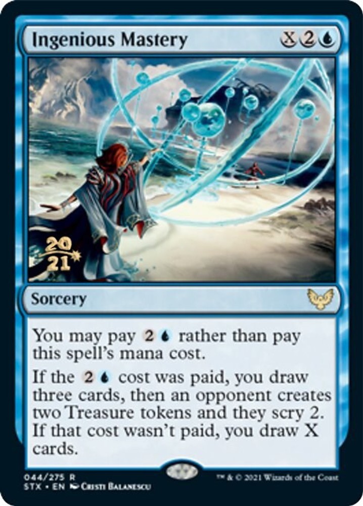 Ingenious Mastery Foil Rare PRE 44 NM