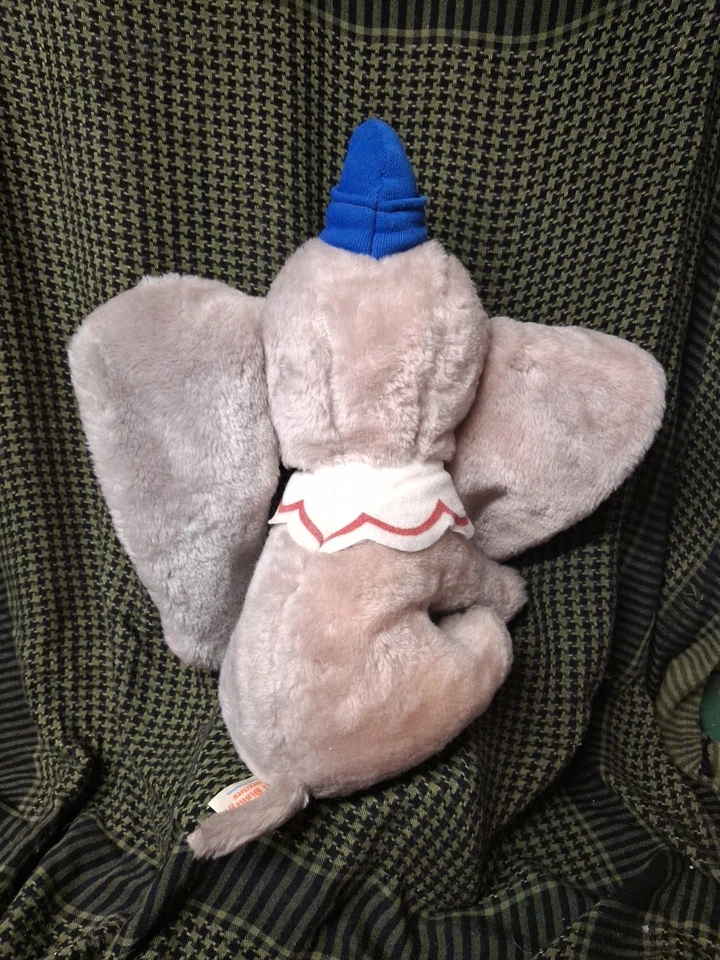Vintage california stuffed toys dumbo Sitting With Hat Plush - Image 3 of 4